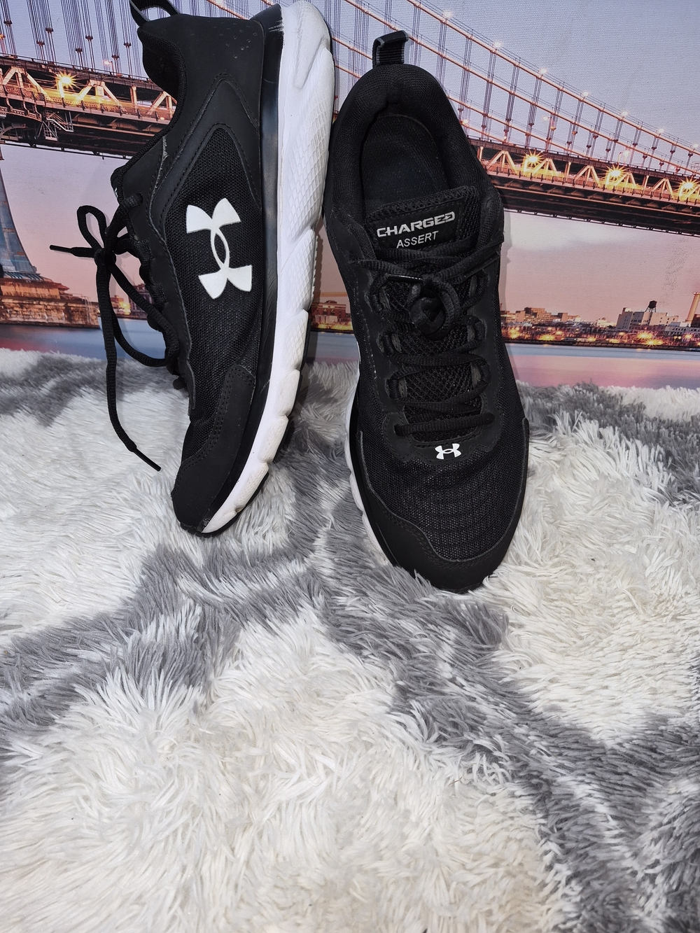 Under Armour Kids' Black Athletic Sneakers - Picture 3 of 8